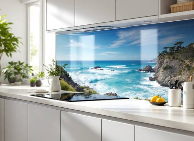 coloured glass splashbacks