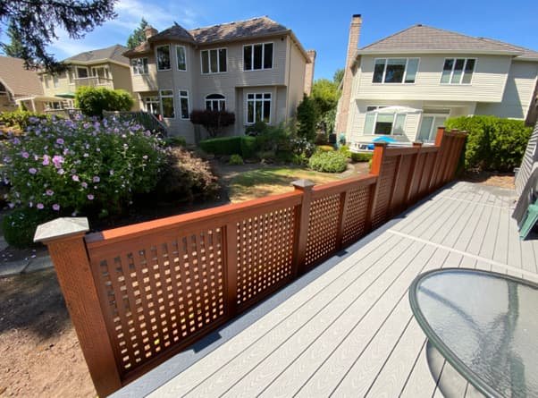 fence staining vancouver